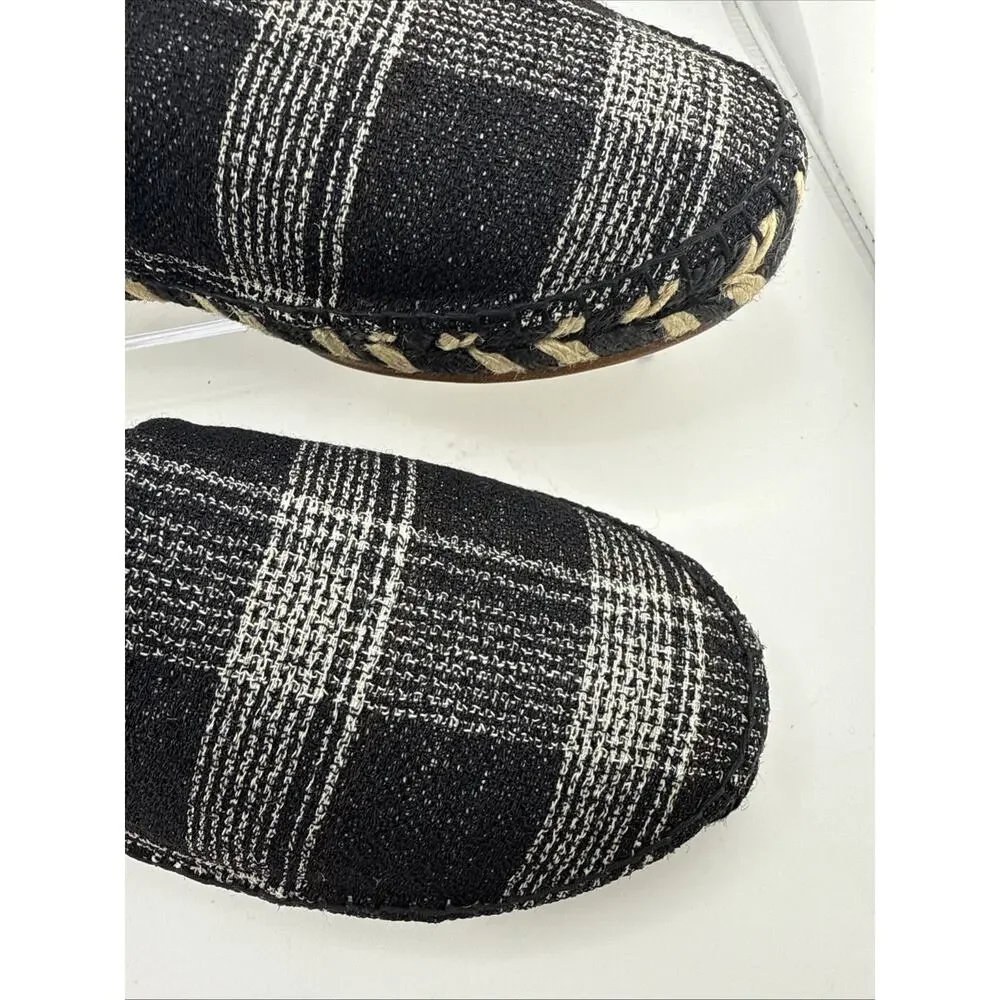 Proenza Schouler Women's Plaid Felt Espadrille Flats Sz 38 EUR or 7.5 US NWB - Picture 4 of 14
